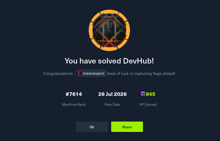 Devhub completion